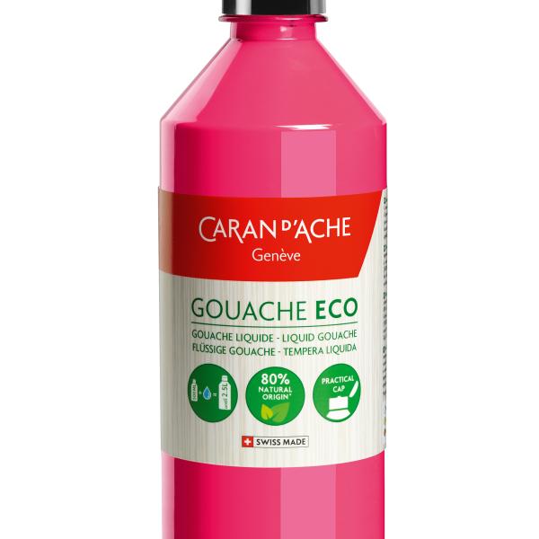 CARAN D'ACHE Deckfarbe Gouache Eco 500ml 2371.090 pink fluo flüssig