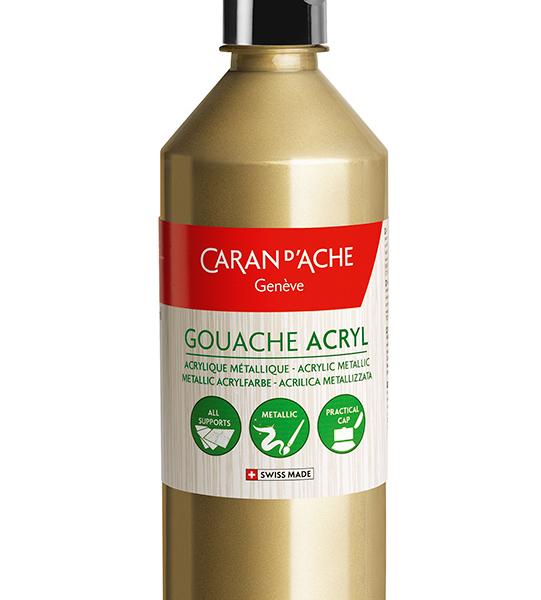 CARAN D'ACHE Deckfarbe Gouache 500ml 2372.999 gold flüssig