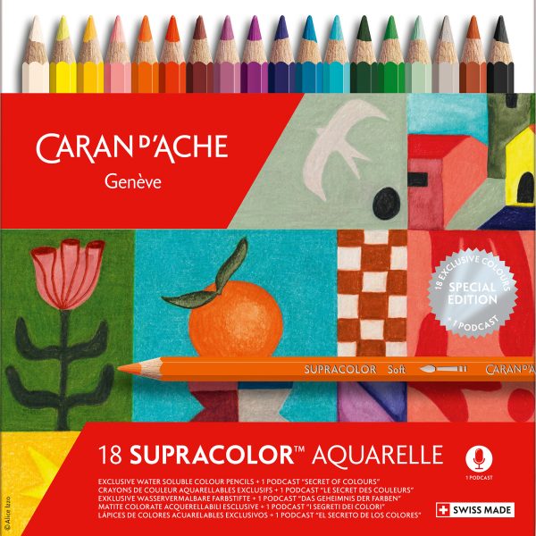 CARAN D'ACHE Farbstifte Supracolor 3,8mm 3888.418 18 Stück