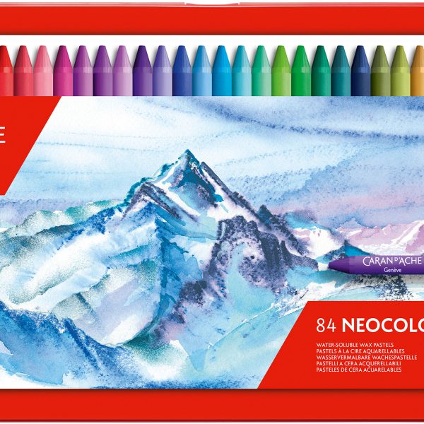 CARAN D'ACHE Wachsmalkreide Neocolor II 7500.384 84 Stück, Box 9mmx10,5cm