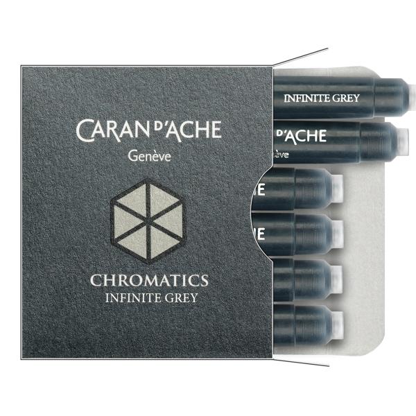 CARAN D'ACHE Tintenpatrone 8021.005 Infinite Grey 6 Stück
