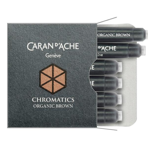 CARAN D'ACHE Tintenpatrone 8021.049 Organic Brown 6 Stück