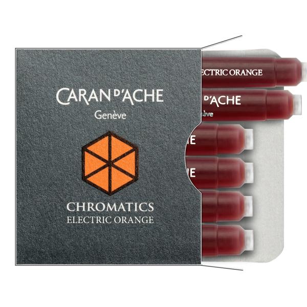 CARAN D'ACHE Tintenpatrone 8021.052 Electric Orange 6 Stück