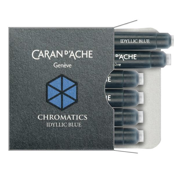 CARAN D'ACHE Tintenpatrone 8021.140 Idyllic Blue 6 Stück