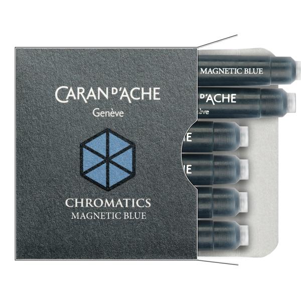 CARAN D'ACHE Tintenpatrone 8021.149 Magnetic Blue 6 Stück