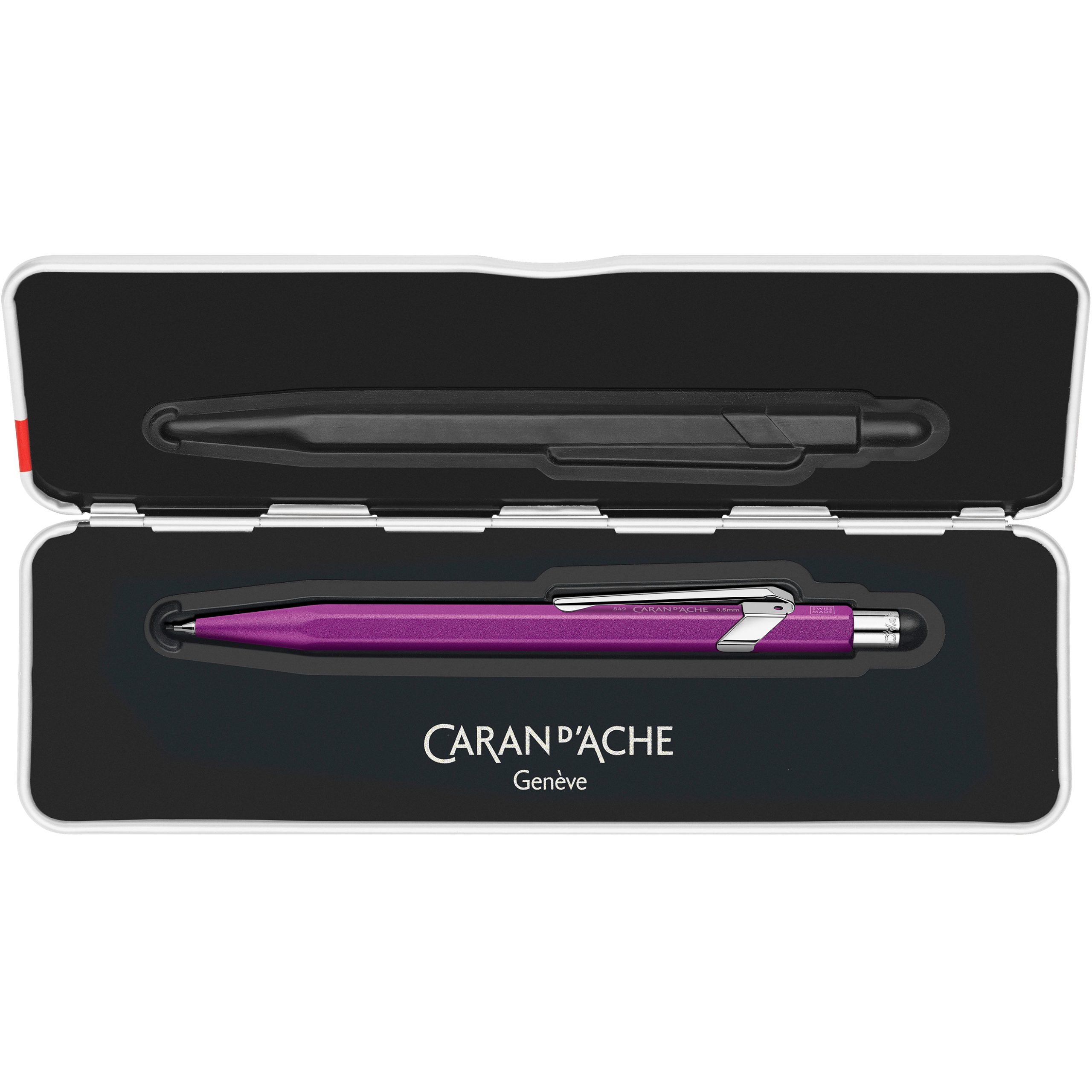 CARAN-DACHE-844.605-7630002359603 CARAN D'ACHE Minenhalter 849 Colormat-X 844.605 violett, Slimpack – Hochwertig & günstig bei ShopDeca