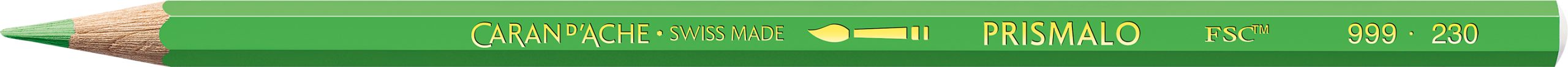 CARAN-DACHE-999.230-7610186843532 CARAN D'ACHE Farbstifte Prismalo 3mm 999.230 gelbgrün – Hochwertig & günstig bei ShopDeca