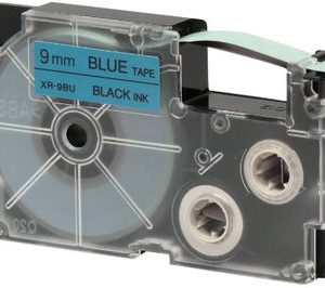 CASIO Beschriftungsband XR-9BU 9mm/8m schwarz/blau