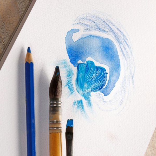 CLAIREFONTAINE Paint'On gekörnt A4 975049C Weiß 20 Blatt