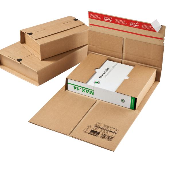 COLOMPAC Univ.Versandverpackung A4 2053514 305x230x92mm braun 20 Stück