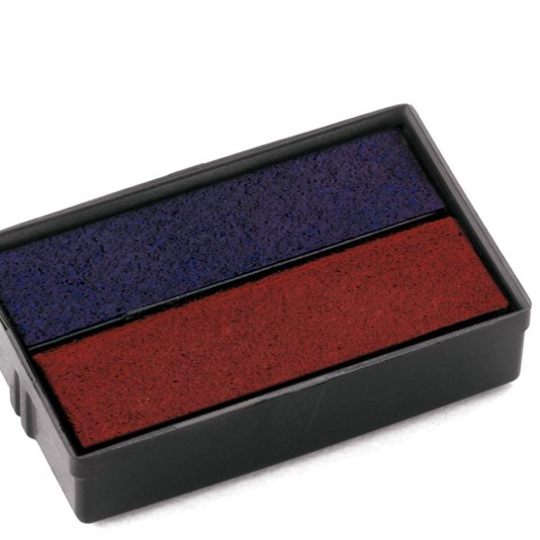 COLOP Stempelkissen E/10/2 blau/rot 2 Stück