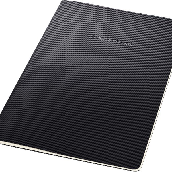 CONCEPTUM Notizheft Softc. A4 CO861 Softw-Oberfläche,black,lin,