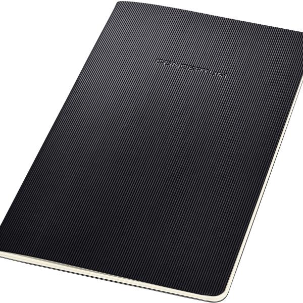 CONCEPTUM Notizheft Softc. A5 CO863 Softw-Oberfläche,black,lin,