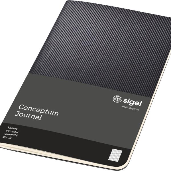 CONCEPTUM Notizheft Softc. A6 CO864 Softw-Oberfläche,black,kar,