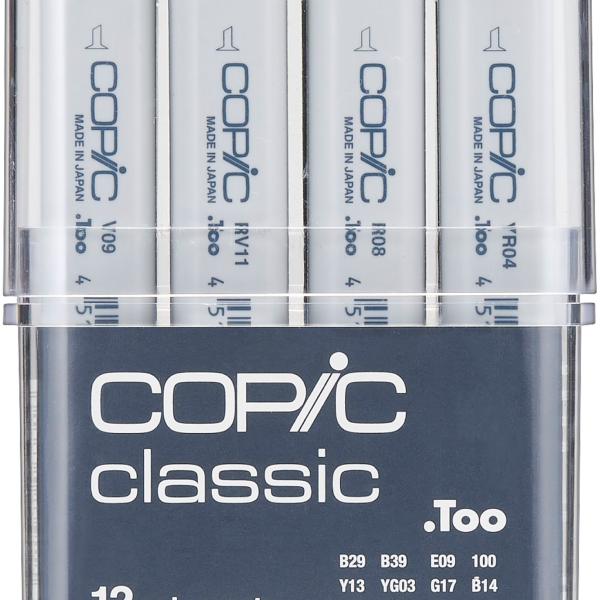 COPIC Marker Classic 2007502 Basis-Set, 12 Stück