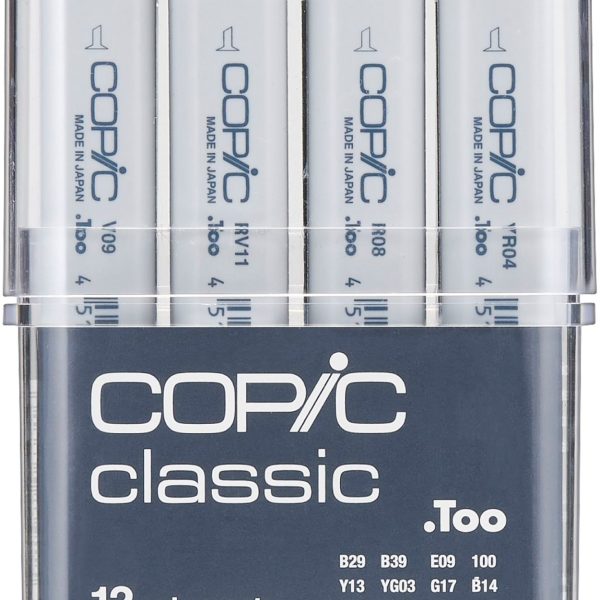 COPIC Marker Classic 2007502 Basis-Set, 12 Stück
