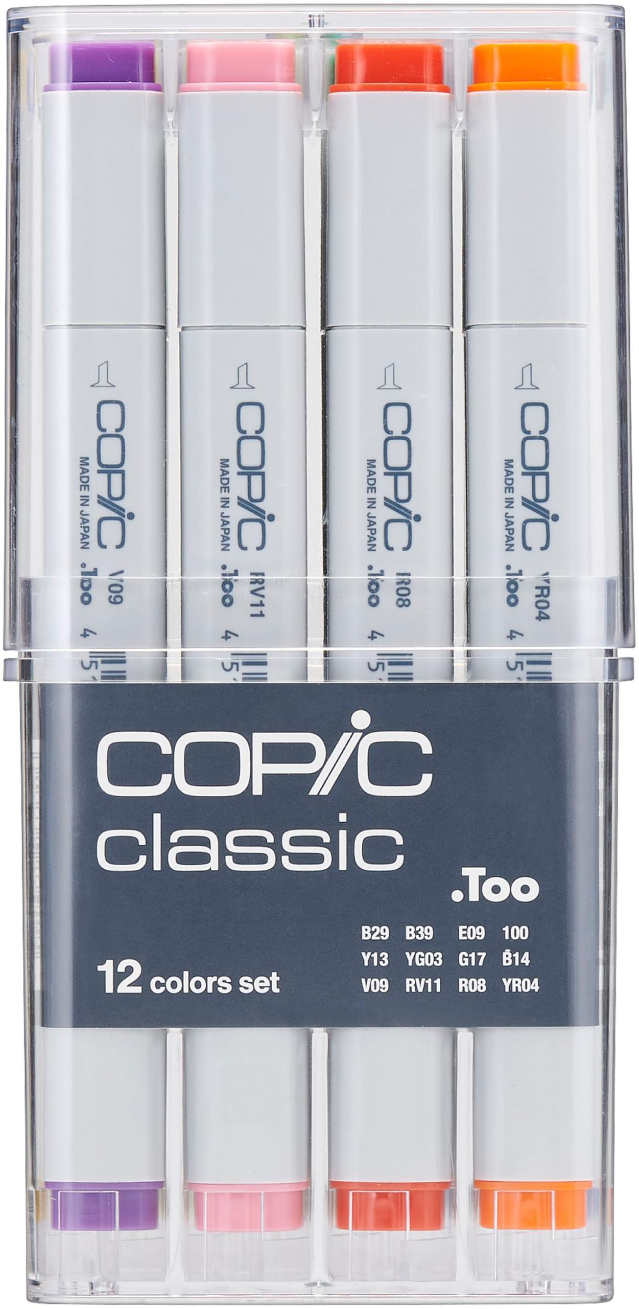 Classic12 COPIC Marker Classic 2007502 Basis-Set, 12 Stück – Hochwertig & günstig bei ShopDeca