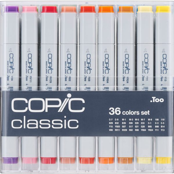 COPIC Marker Classic 20075158 Basis-Set, 36 Stück