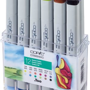 COPIC Marker Classic 20075707 Sommer-Farben, 12 Stück