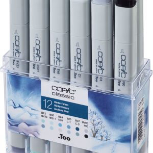 COPIC Marker Classic 20075709 Winter-Farben, 12 Stück