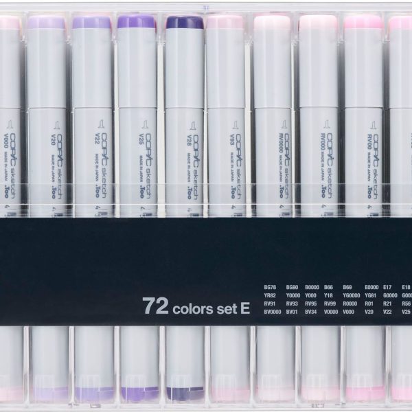 COPIC Marker Sketch 21075159 Set E, 72 Stück