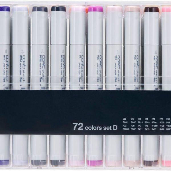 COPIC Marker Sketch 21075164 Set D, 72 Stück