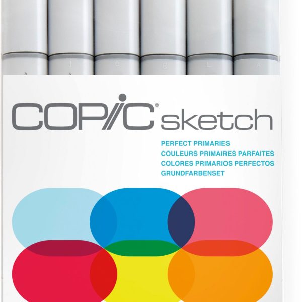 COPIC Marker Sketch 21075661 Set Perfect Primaries,6 Stück