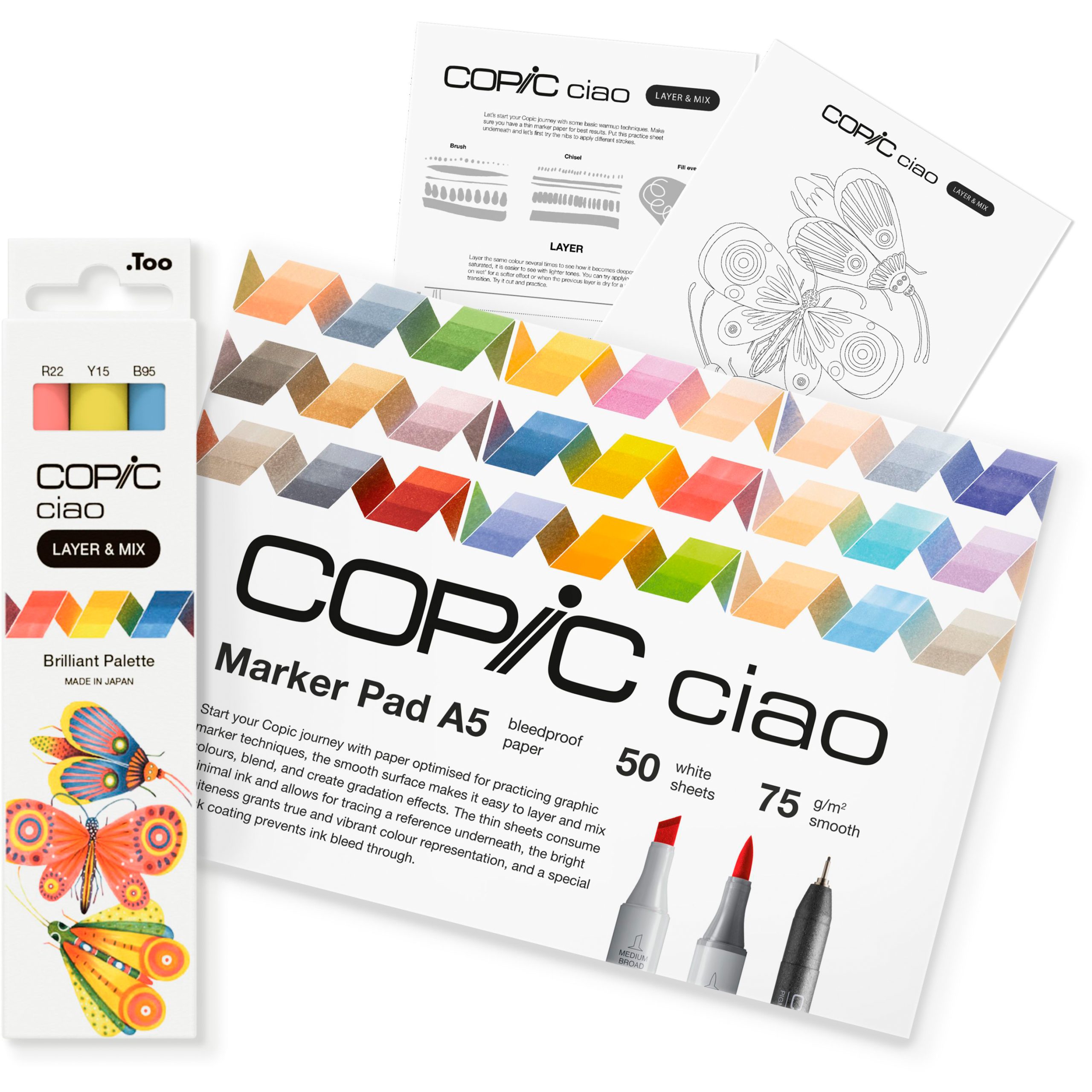 COPIC-220750203-4013695268170 COPIC Marker Ciao 220750203 Brilliant Palette 3 Stück – Hochwertig & günstig bei ShopDeca