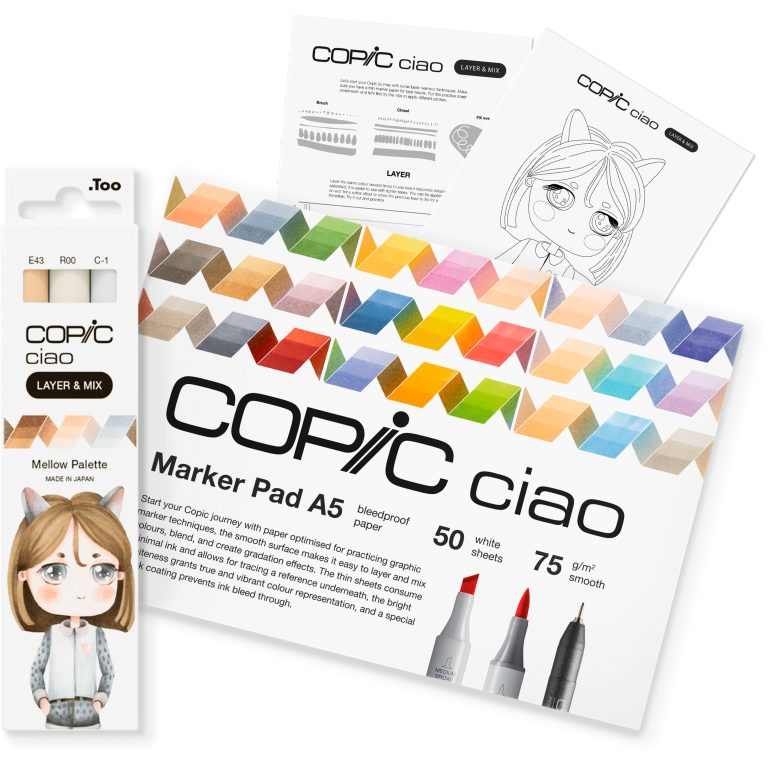 COPIC Marker Ciao 220750212 Mellow Palette 3 Stück