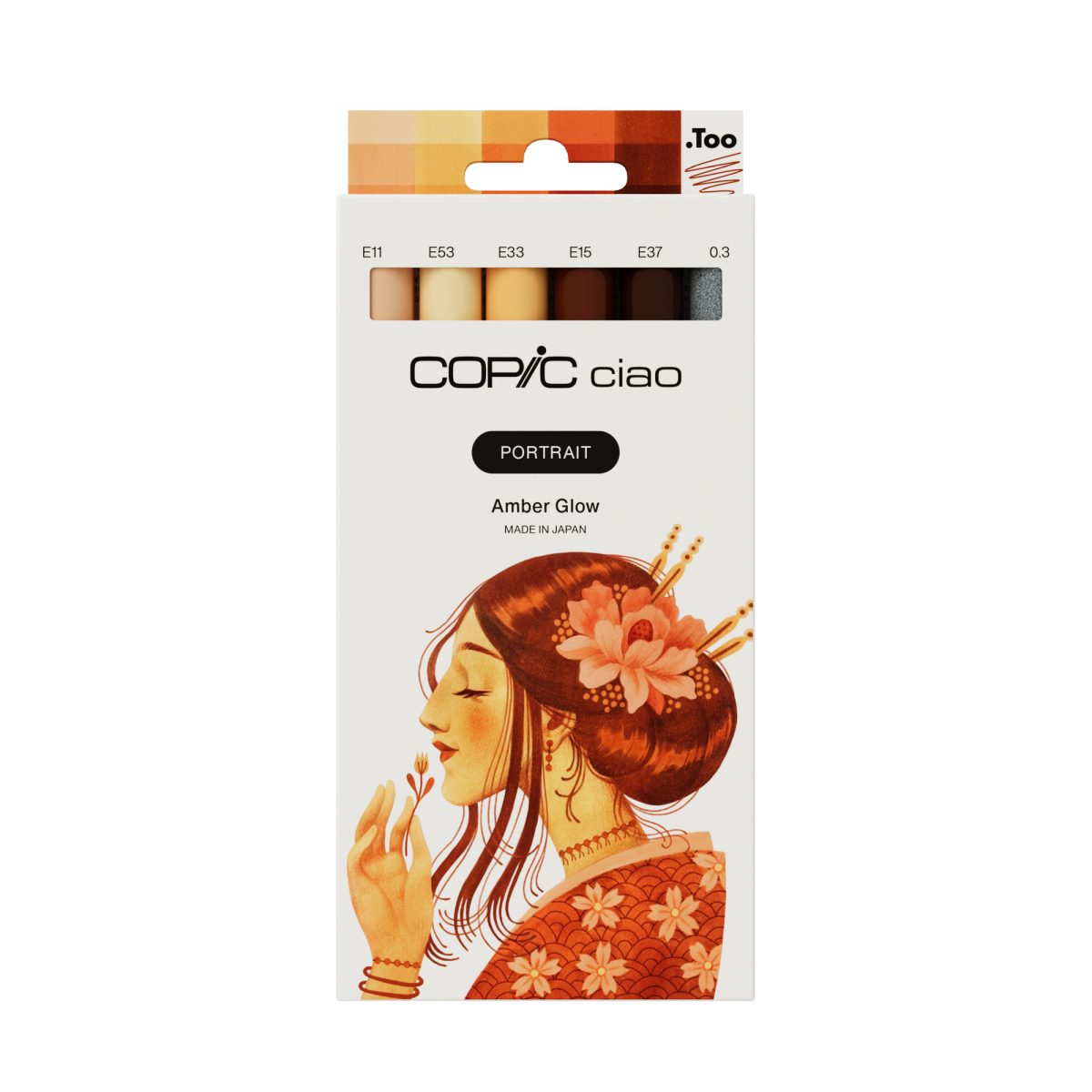 COPIC Marker Ciao Portrait Set 22075584 Amber Glow 6 Stück – Hochwertig & günstig bei ShopDeca