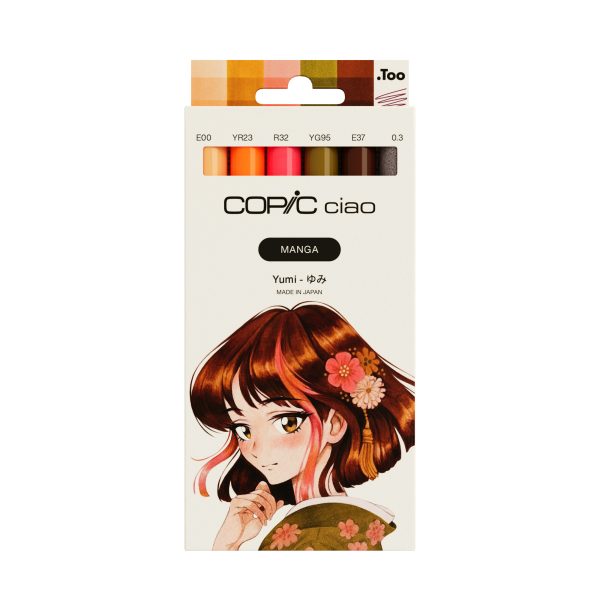 COPIC Marker Ciao Manga Set 22075595 Yumi 6 Stück