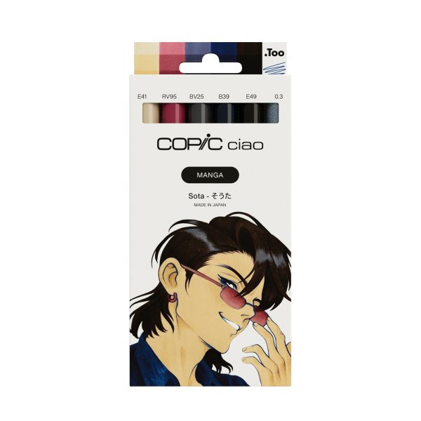 COPIC Marker Ciao Manga Set 22075596 Souta 6 Stück