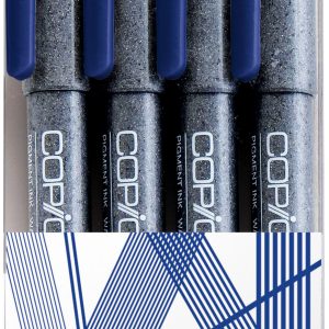 COPIC Multiliner 22075626 Cobalt Set, 4 Stück ass.