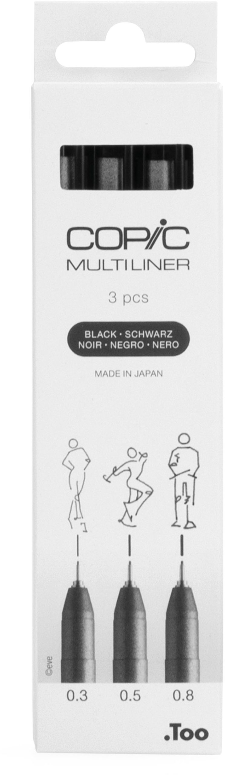 COPIC-22075631-4013695266046 COPIC Multiliner 22075631 schwarz 3 Stück – Hochwertig & günstig bei ShopDeca