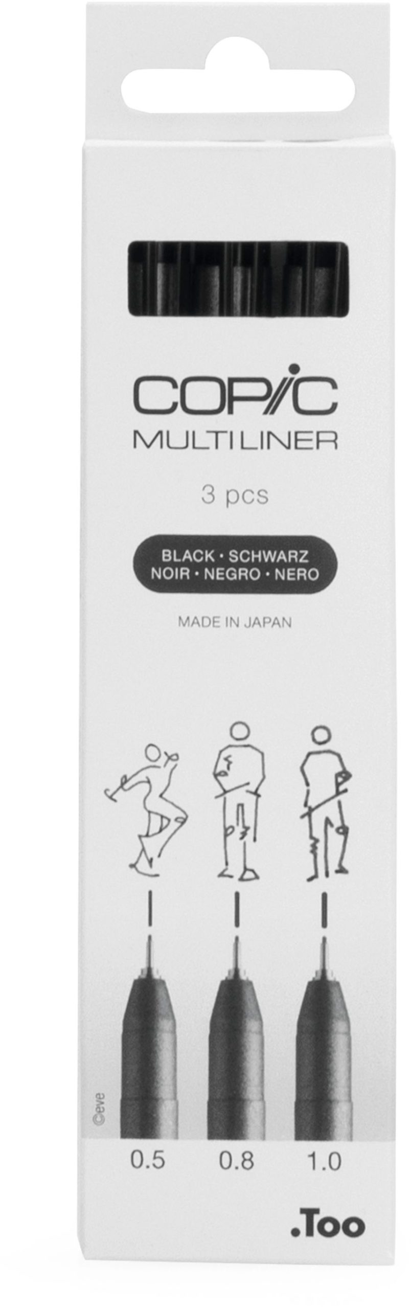 COPIC-22075632-4013695266053 COPIC Multiliner 22075632 schwarz 3 Stück – Hochwertig & günstig bei ShopDeca