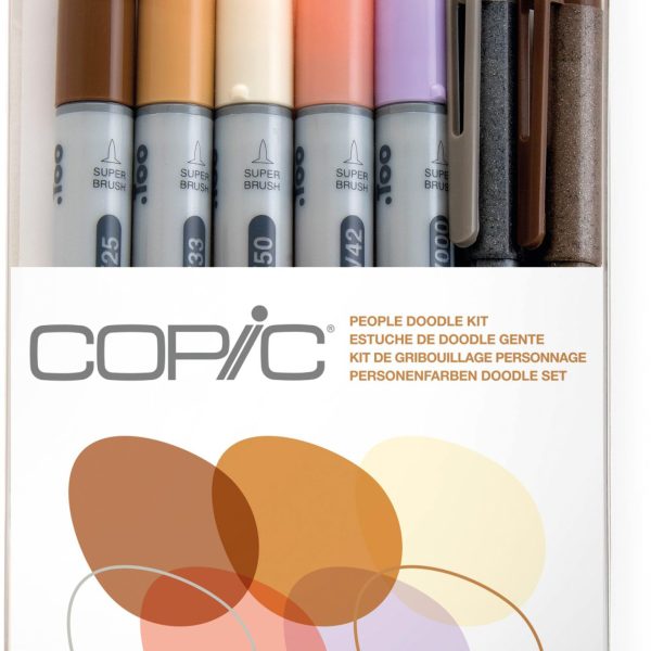 COPIC Marker Ciao 22075671 People Doodle kit, 7 Stück