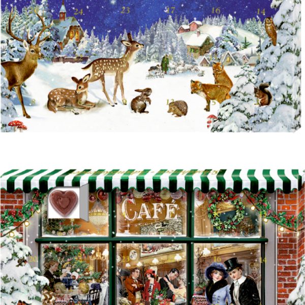 COPPENRATH Adventskalender Schokolade 72545 Herzmomente im Advent