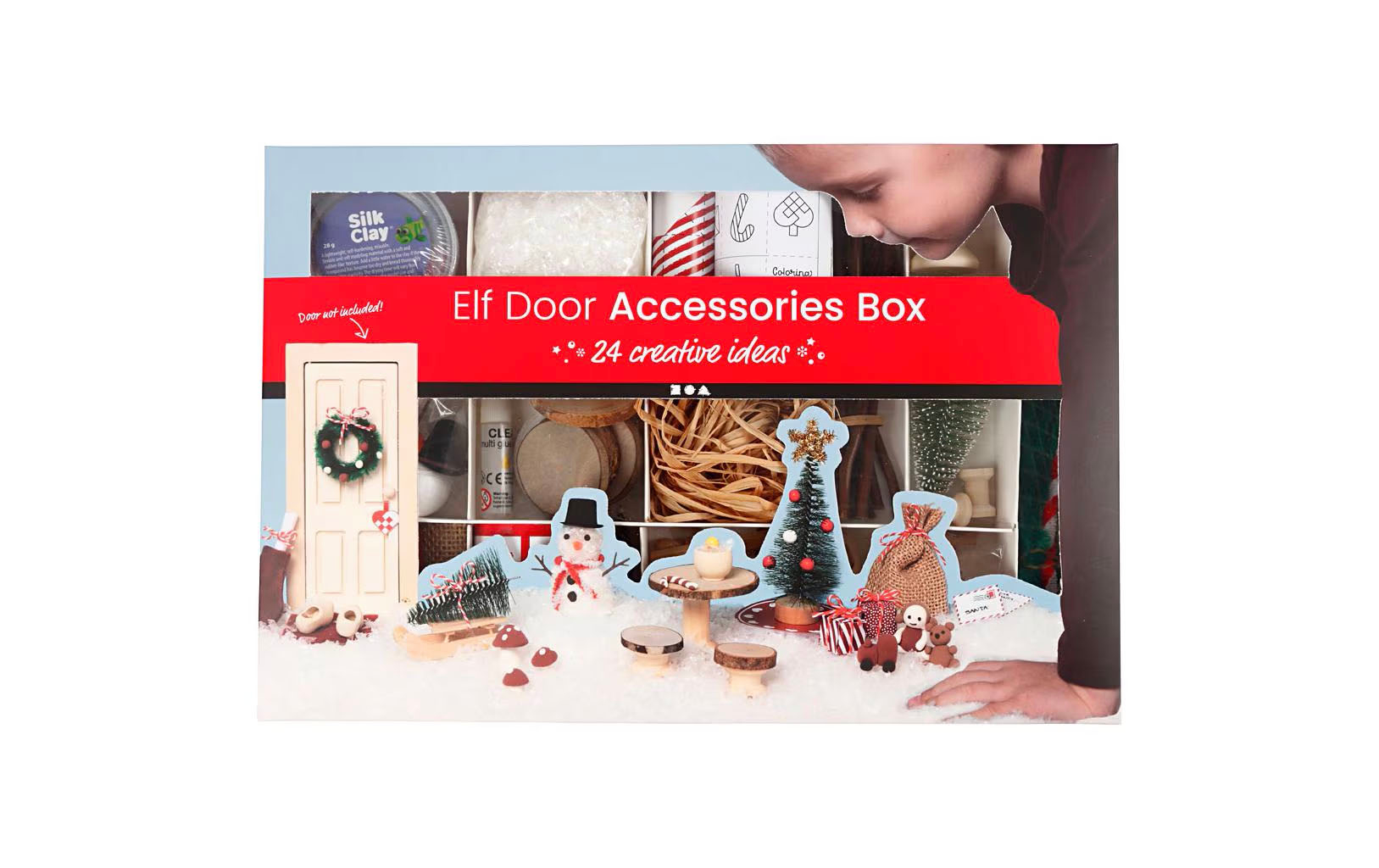 CREATIV-COMPANY-1235975-5712854447621 CREATIV COMPANY Materialset Wichteltür 1235975 24 Adventszenen – Hochwertig & günstig bei ShopDeca