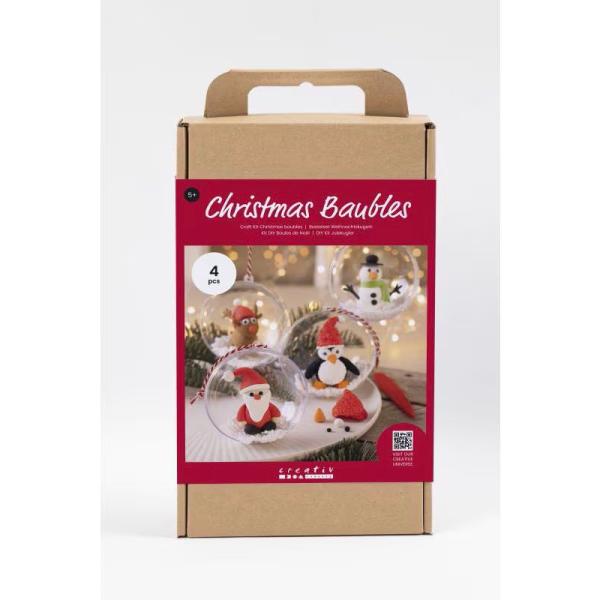 CREATIV COMPANY Bastelset Weihnachtskugeln 1582317 4 assortiert