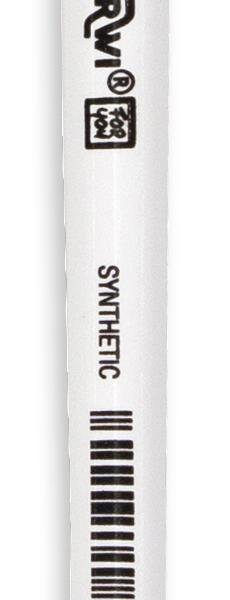 DARWI Flachpinsel 5.2mm DF1305150004C Grösse 4, Synthetik