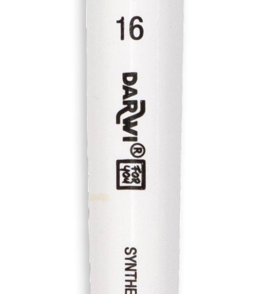 DARWI Flachpinsel 17mm DF1305150016C Grösse 16, Synthetik