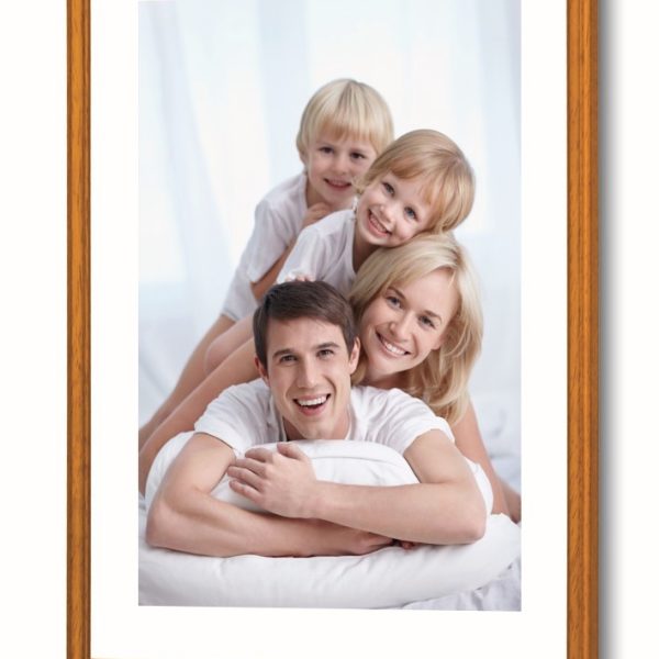 DEBEX Wechselrahmen 30x40cm 600204300400 Kunstglas, braun