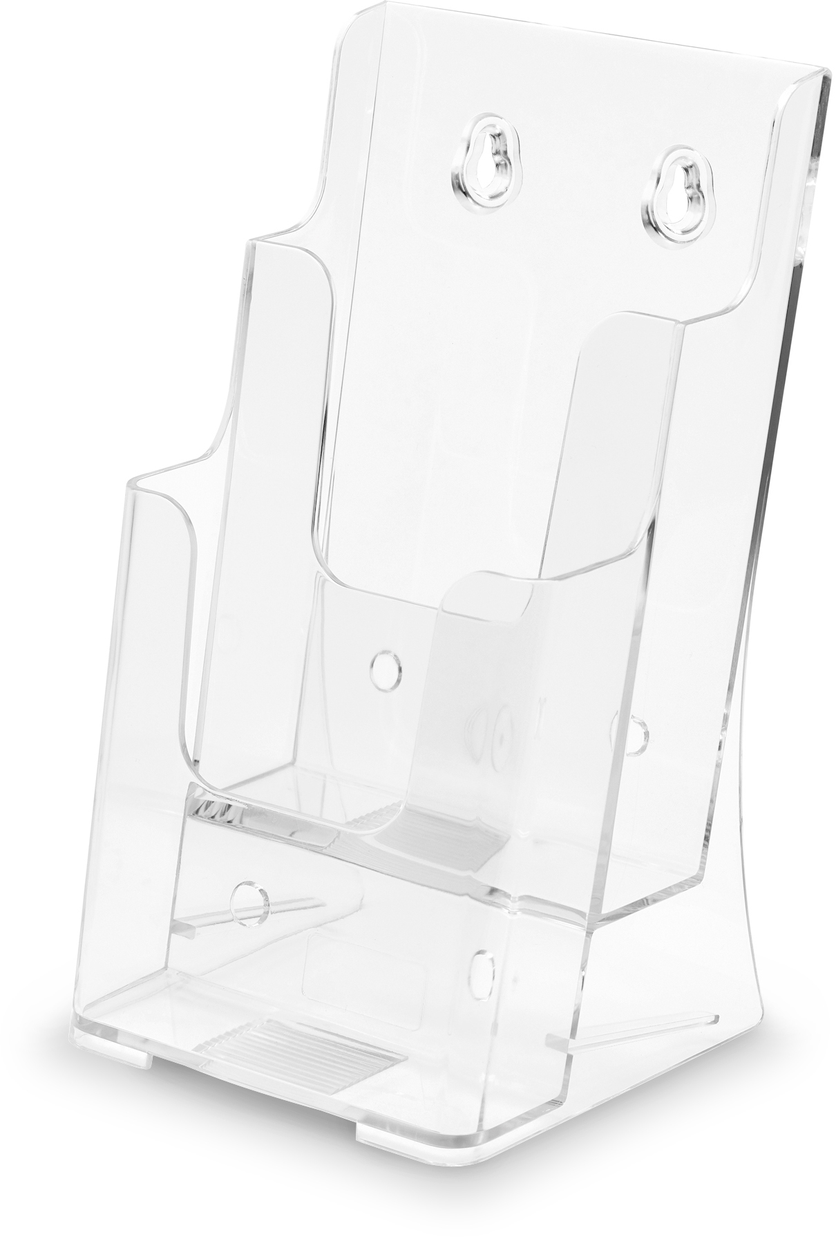 DEFLECTO-LHPT431-5055425957076 DEFLECTO Prospekthalter Classic 1/3 A4 LHPT431 hoch, 3 Fächer – Hochwertig & günstig bei ShopDeca