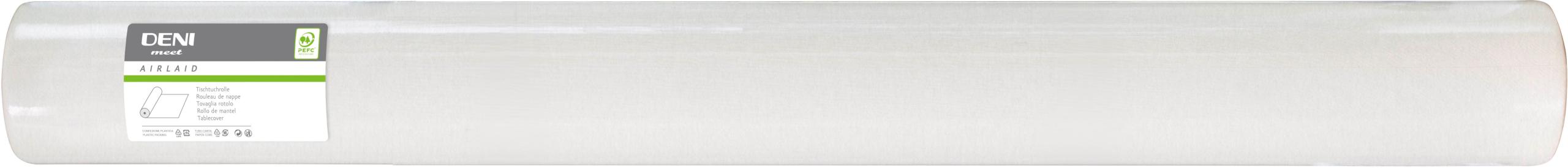 DENI-5190-8022272059427 DENI Tischtuchrolle Airlaid 5190 120cmx50m weiss – Hochwertig & günstig bei ShopDeca
