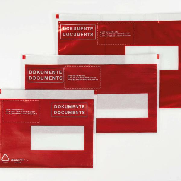 DOCUFIX Dokumententaschen C5 2FVDO350823 fenster rechts 250 Stück