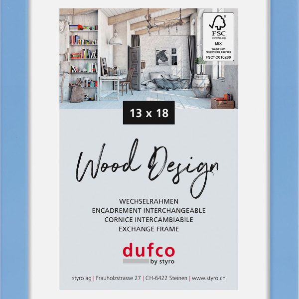 DUFCO Bilderrahmen Hay 13x18cm 1610.81061 hellblau
