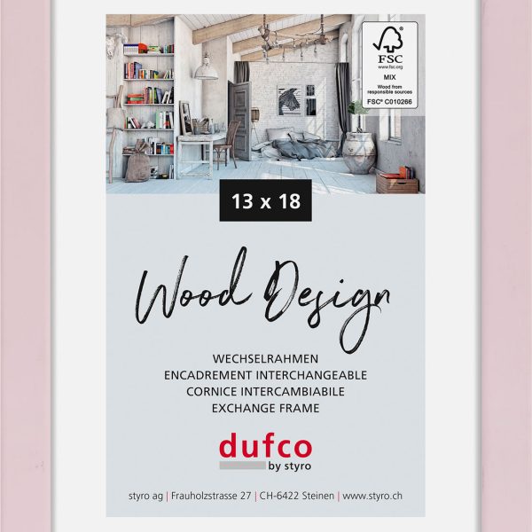 DUFCO Bilderrahmen Hay 13x18cm 1610.81081 hellrosa