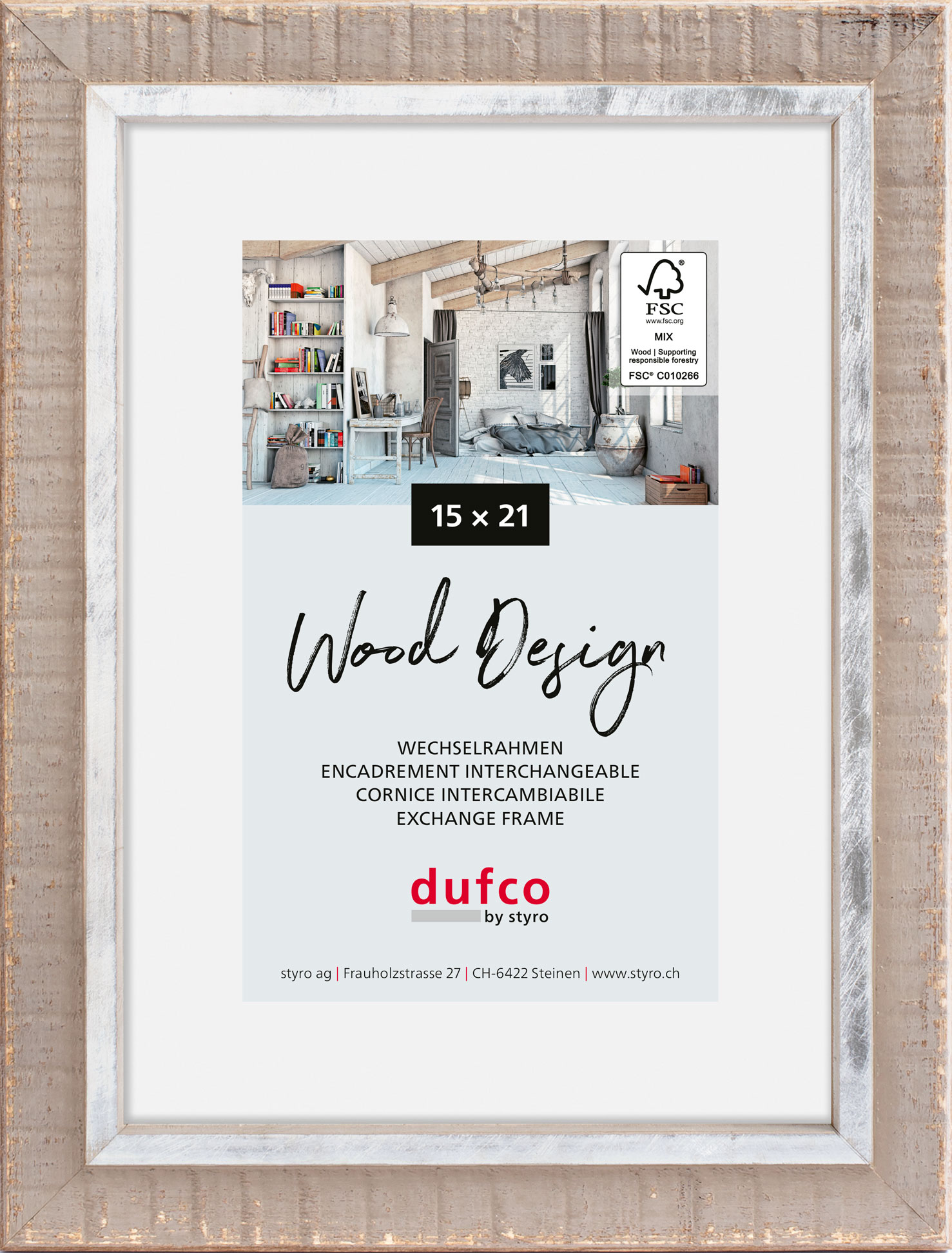 DUFCO-1610.81122-7612176094801 DUFCO Bilderrahmen Lima 15x21cm 1610.81122 taupe – Hochwertig & günstig bei ShopDeca