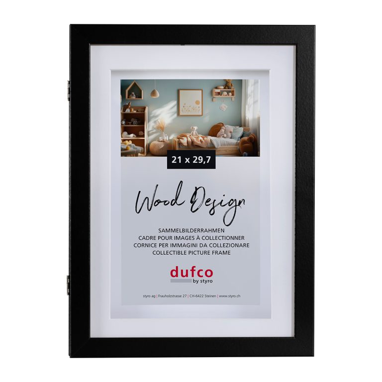 DUFCO Bilderrahmen 21x29.7cm 1620.10002 MemoryFrame, schwarz