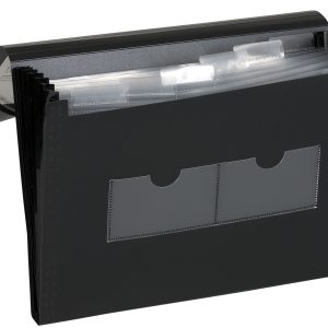 DUFCO Expanding File A4 51500.03691 schwarz 6 Fächer